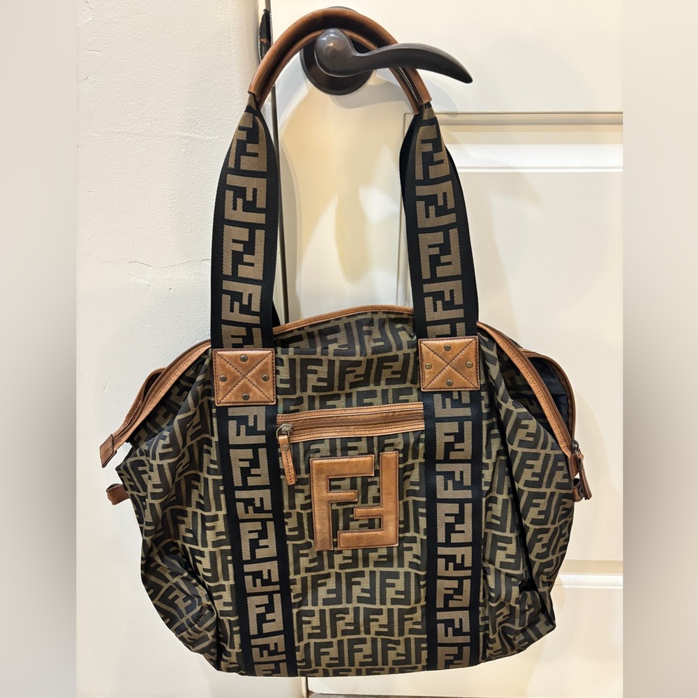 Authentic Fendi Zucca XL Weekender Bag